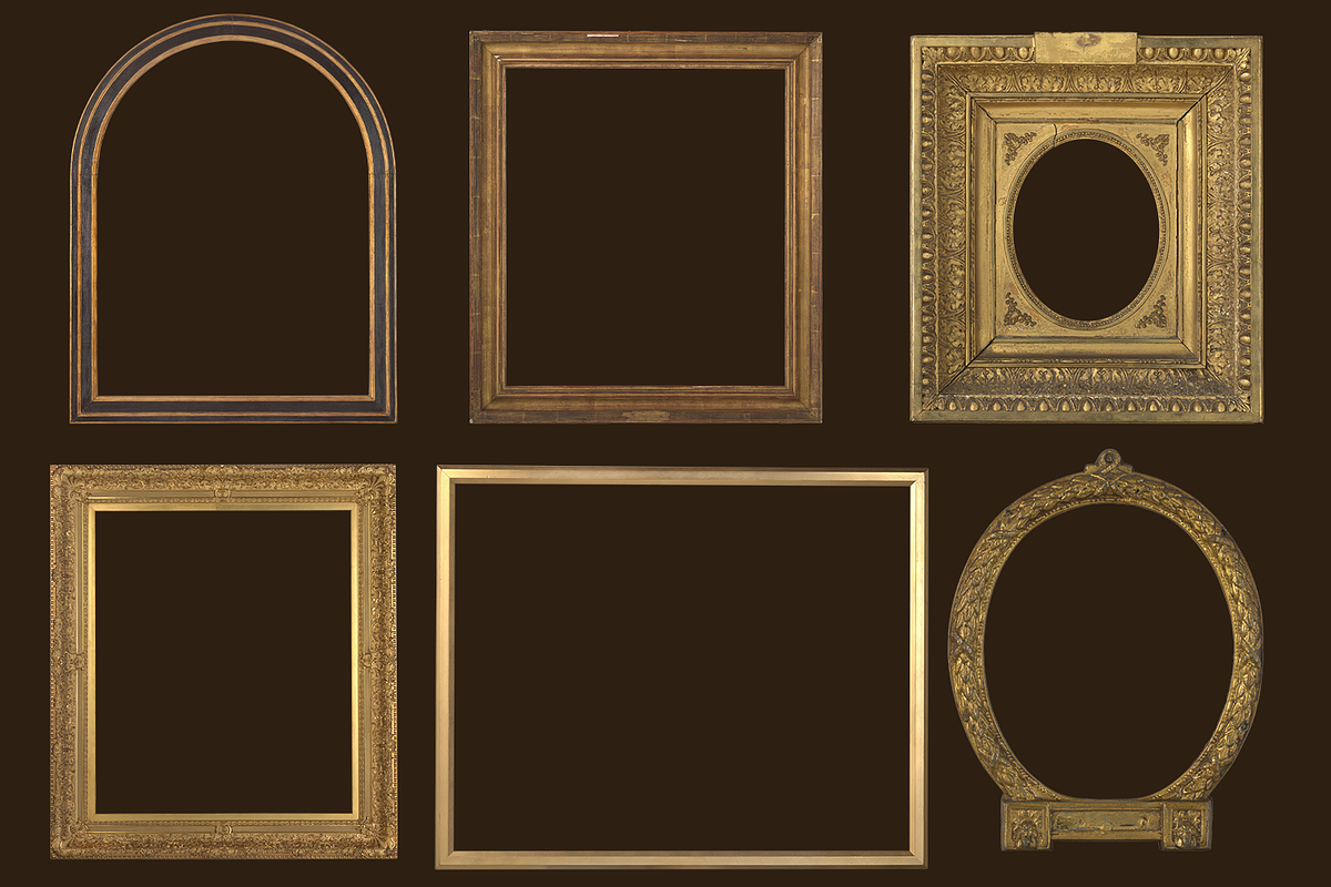 Renaissance Golden Frames Cliparts, an Object Graphic by Lilithcollageart (Photo 11 of 14)