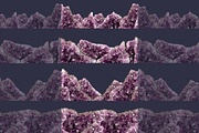 Amethyst Borders - Gemstone Edges, an Object Graphic by Turning Moss (Thumbnail 6 of 8)