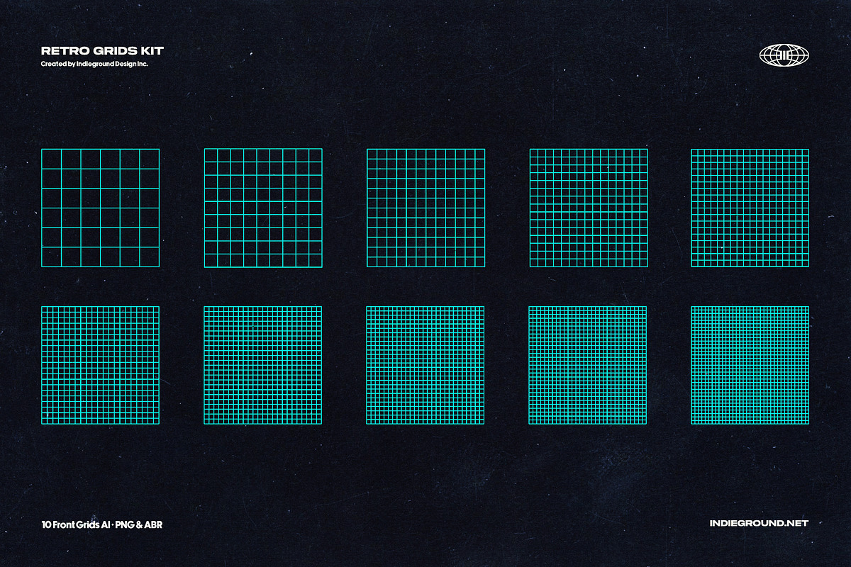 Retro Grids, an Object Graphic by Indieground Design Inc. (Photo 10 of 17)