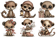 Whimsical Meerkat Clipart, an Illustration by Craft Nest (Thumbnail 7 of 9)