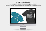 American Apparel TR401 Mockups, a Shirt Mockup by Photific (Thumbnail 2 of 6)