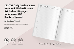 DIGITAL Daily Goals Planner