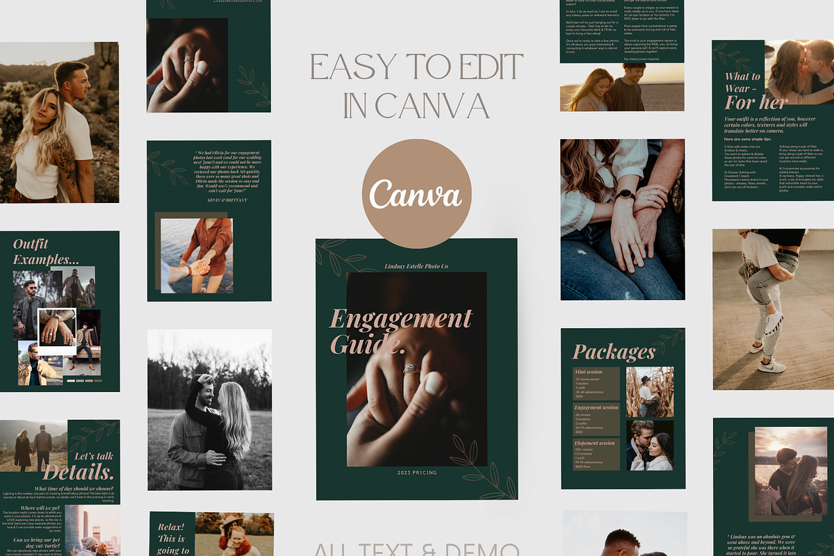 TEAL Engagement Photography Gudie, a Magazine Template by Signature Edits (Photo 9 of 11)