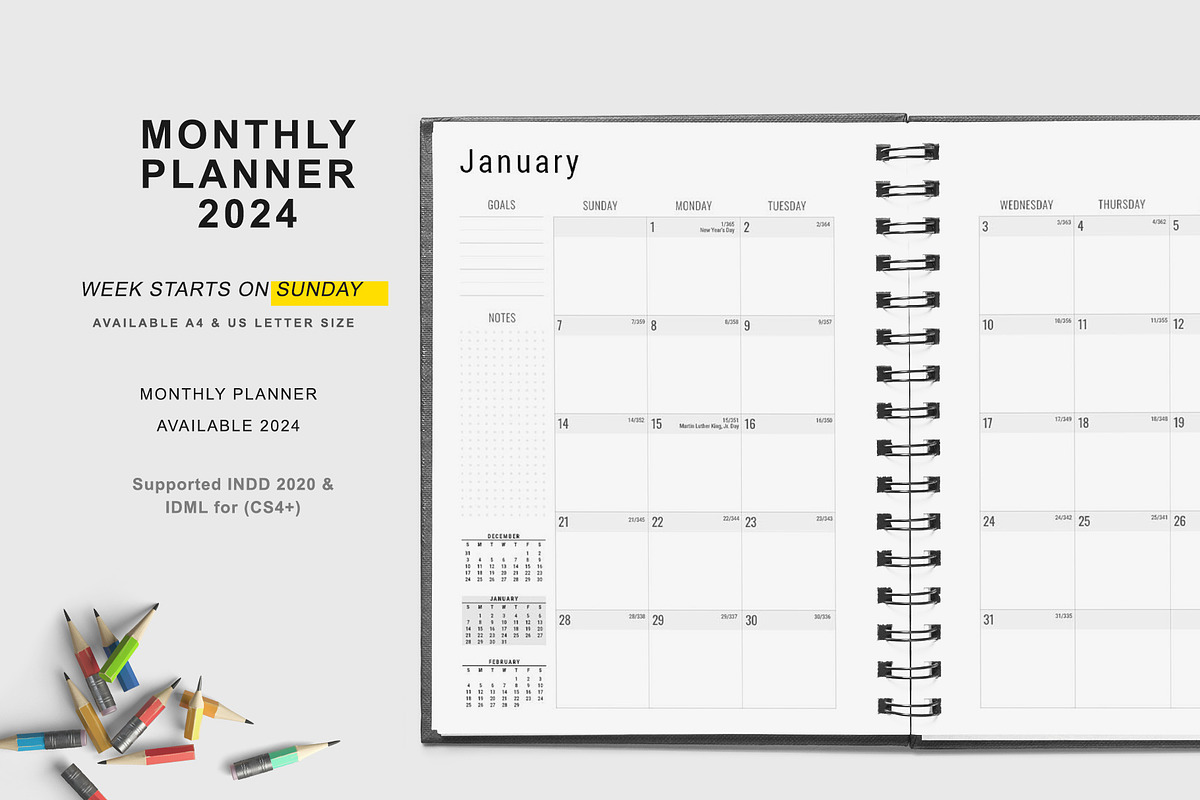 2024 Ultimate Planner Bundle Pack, a Stationery Template by MNT-Creator (Photo 4 of 5)