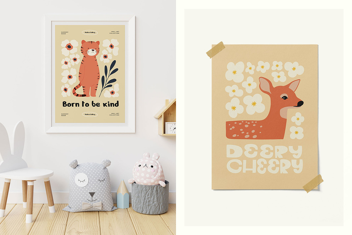 Nursery Room | Wall Art Collection, an Object Graphic by Leleka.Store (Photo 7 of 21)