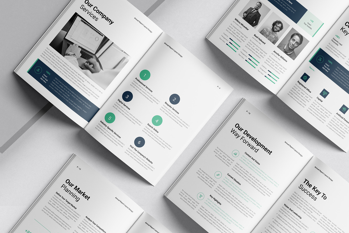 Annual Report Template preview 6