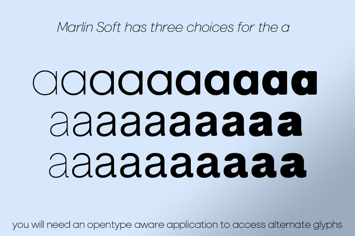 Marlin Soft Complete, a Font by FontMesa (Photo 9 of 11)