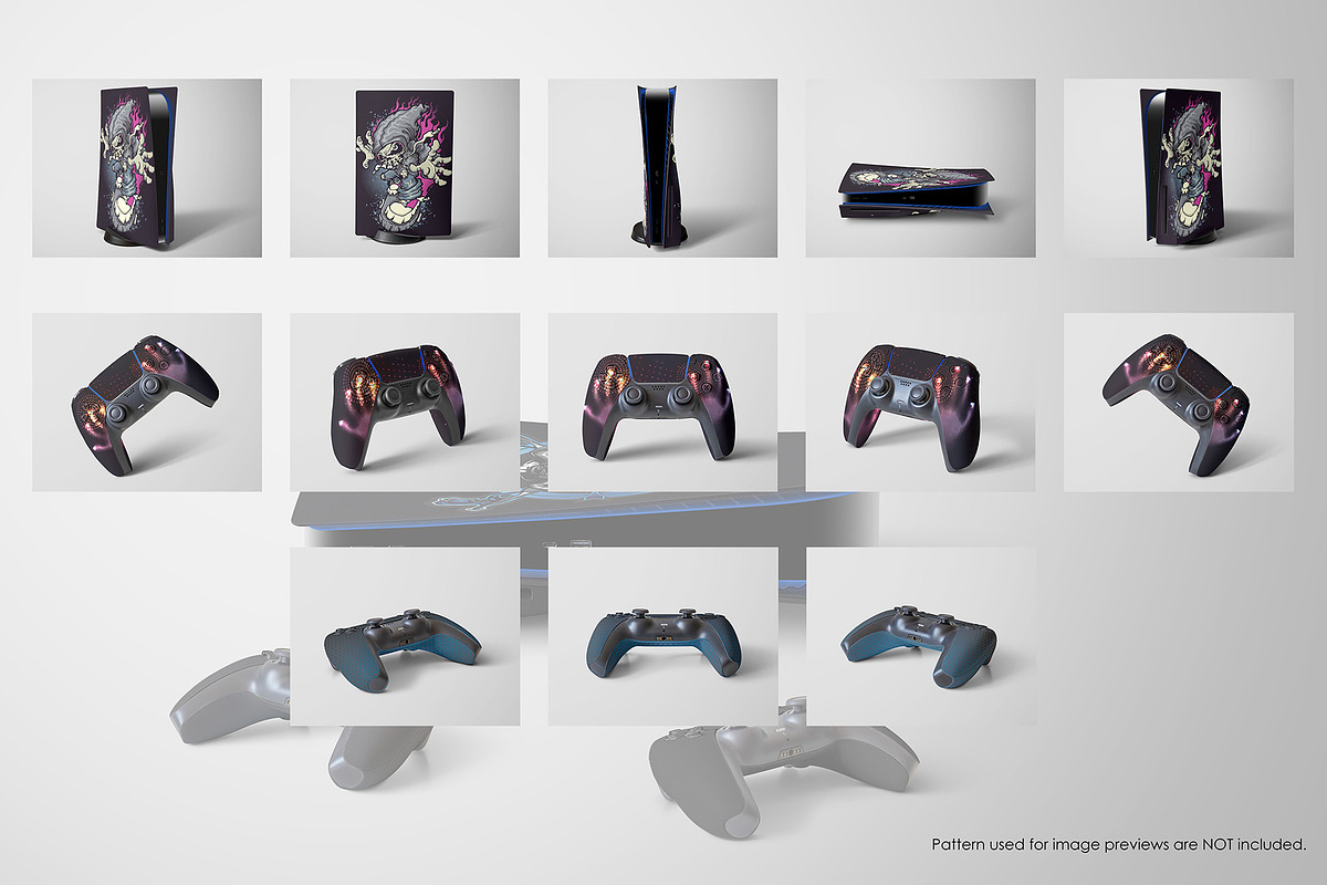 PS5 Console & DS GamePad Mockup 8K, a Product Mockup by Zabiegala MP (Photo 3 of 9)