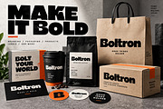 Boltron — Bold Display Typeface, a Script Font by Wow Magic (Thumbnail 4 of 6)