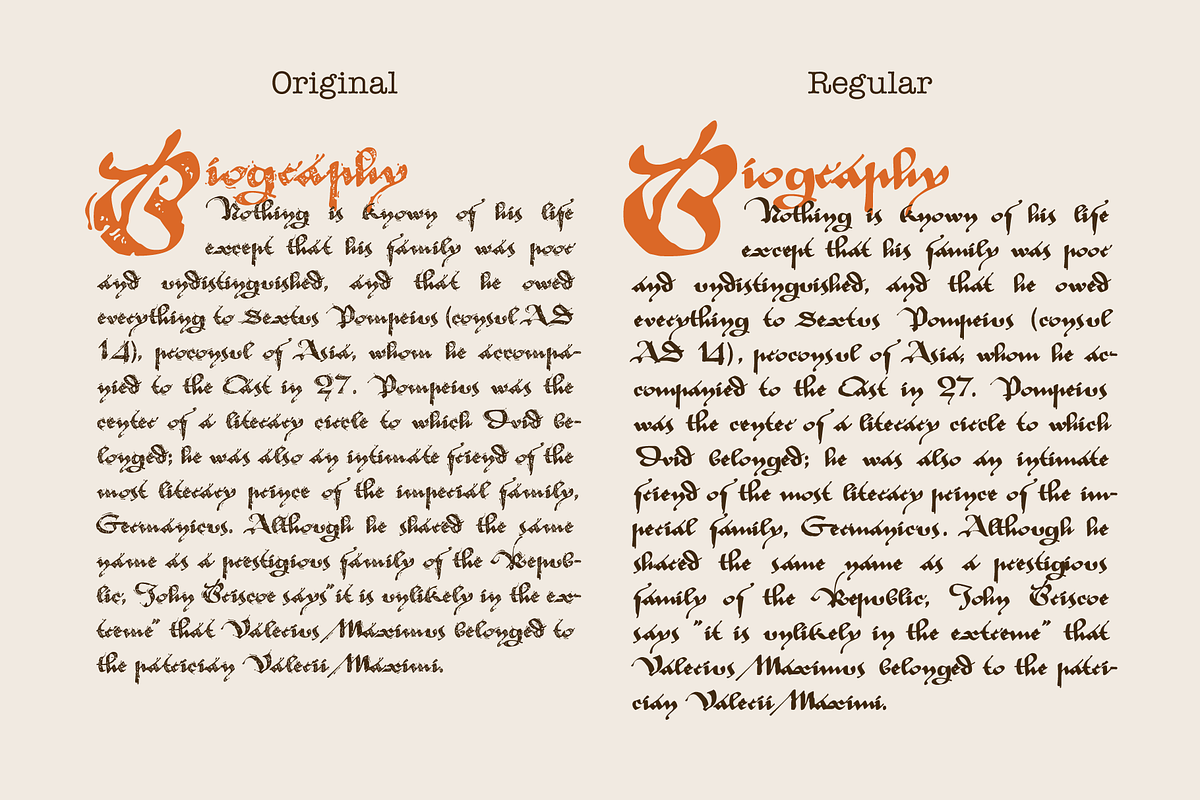 Valerius Elegant Blackletter Script, a Blackletter Font by kaer_shop (Photo 7 of 13)