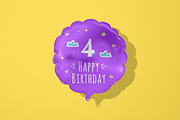 Foil Balloon Mockup Bundle, a Mockup by Mockupdaddy (Thumbnail 7 of 11)