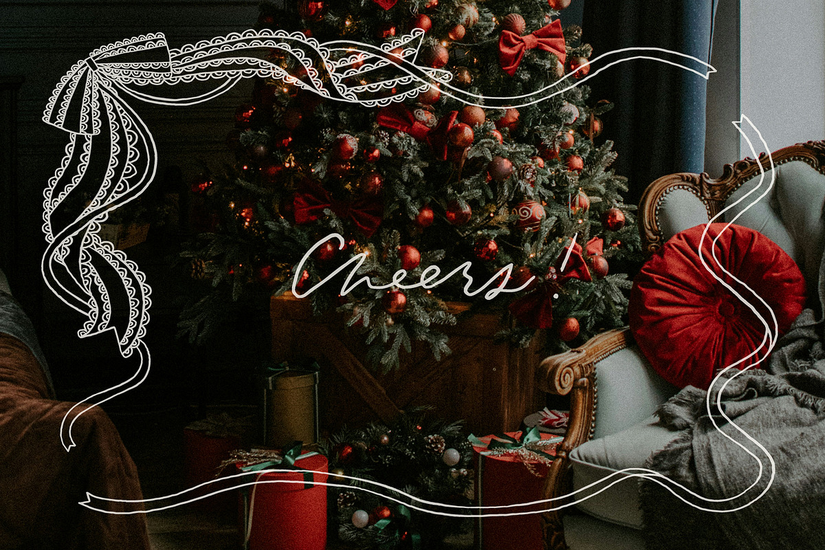 Coquette Christmas whimsical clipart, an Object Graphic by Cute Atelier (Photo 14 of 14)