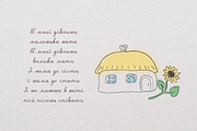 A Little House, a Script Font by P_H_V (Thumbnail 8 of 10)