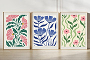 Abstract Flower Prints Set, a Wallpaper Graphic by Helospace (Thumbnail 2 of 10)