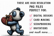 Valentine Panda Heart Box Clipart, an Illustration by Libby Wishes (Thumbnail 5 of 6)