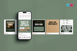 Branding Coach Template, a Social Media Template by Creatiya Type