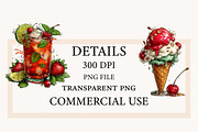 Whimsical strawberry Clipart, a Seasonal Illustration by Designworld (Thumbnail 3 of 10)