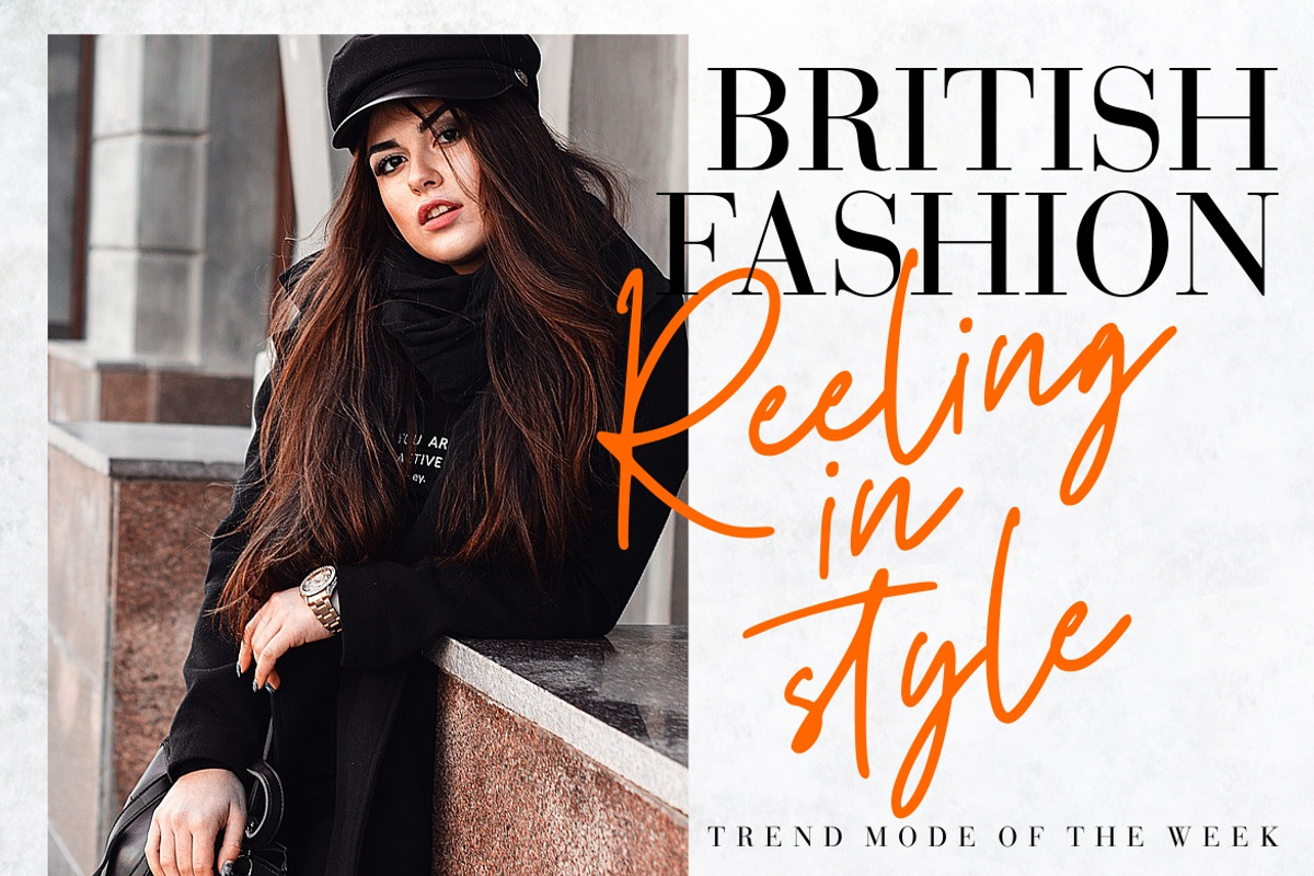 Elements Signature Business Font preview 2