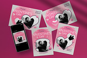 Y2K Happy Valentine Day GreetingCard, a Card Template by graphicook (Thumbnail 1 of 4)