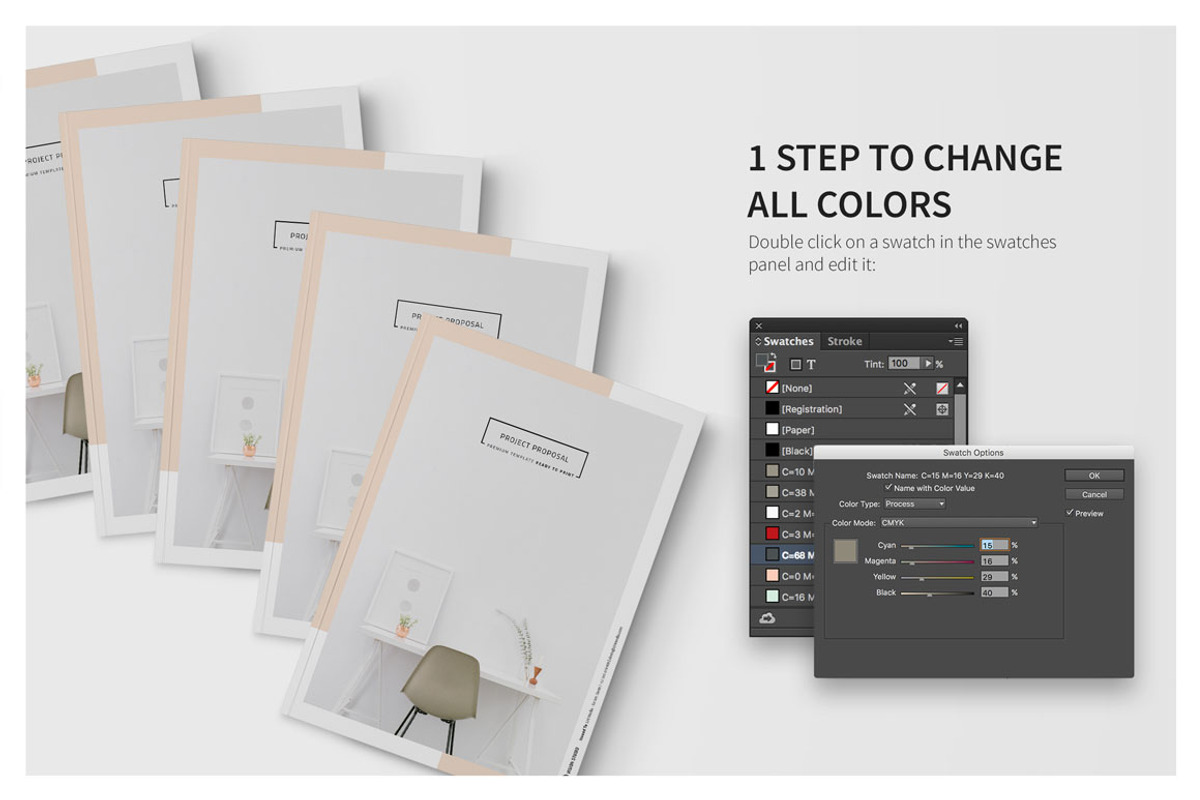 Project Proposal Template 005, a Brochure Template by ID Vision Studio (Photo 12 of 16)