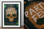 Skull Party Poster, a Flyer Template by SNK's (Thumbnail 3 of 5)