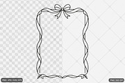 Bow Frame SVG PNG Bundle, an Illustration by Actual Pixel (Thumbnail 16 of 19)