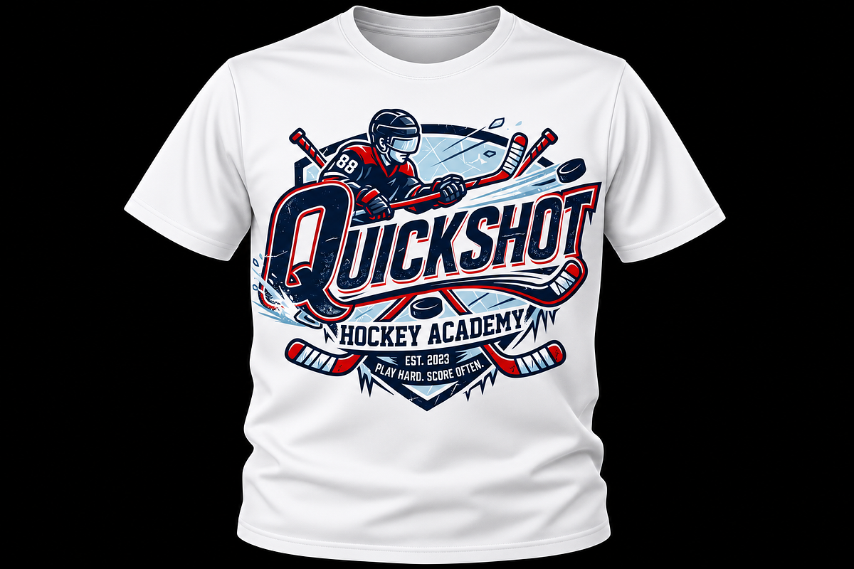 Quickshot Hockey Academy Vintage, an Object Graphic by Artivon (Photo 2 of 3)