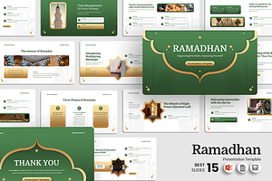 Best Ramadan - PowerPoint Template, a Presentation Template by Iqsiart Studio