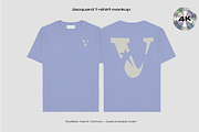 Jacquard T-shirt mockup, a Shirt Mockup by Voyage Studio (Thumbnail 1 of 3)