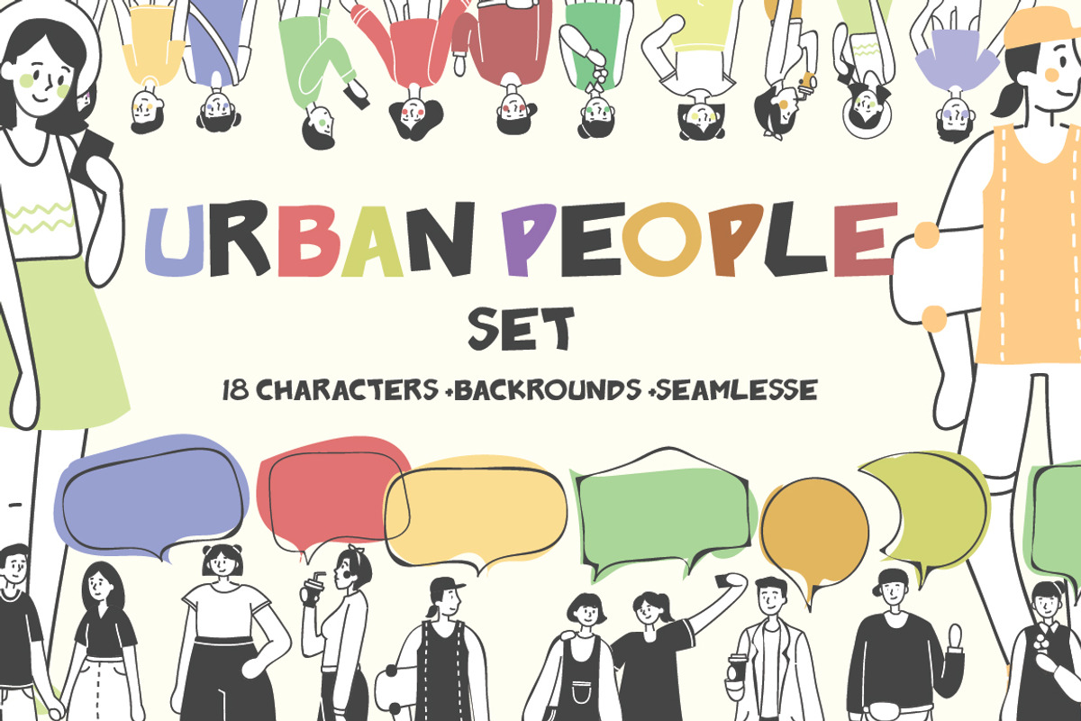 URBAN PEOPLE, a Person Illustration by Virinaflora (Photo 1 of 5)