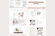 Systeme.io Ivory Rose Sales Funnel, a Landing Page Template by Hayley's Digital Hub (Thumbnail 5 of 10)