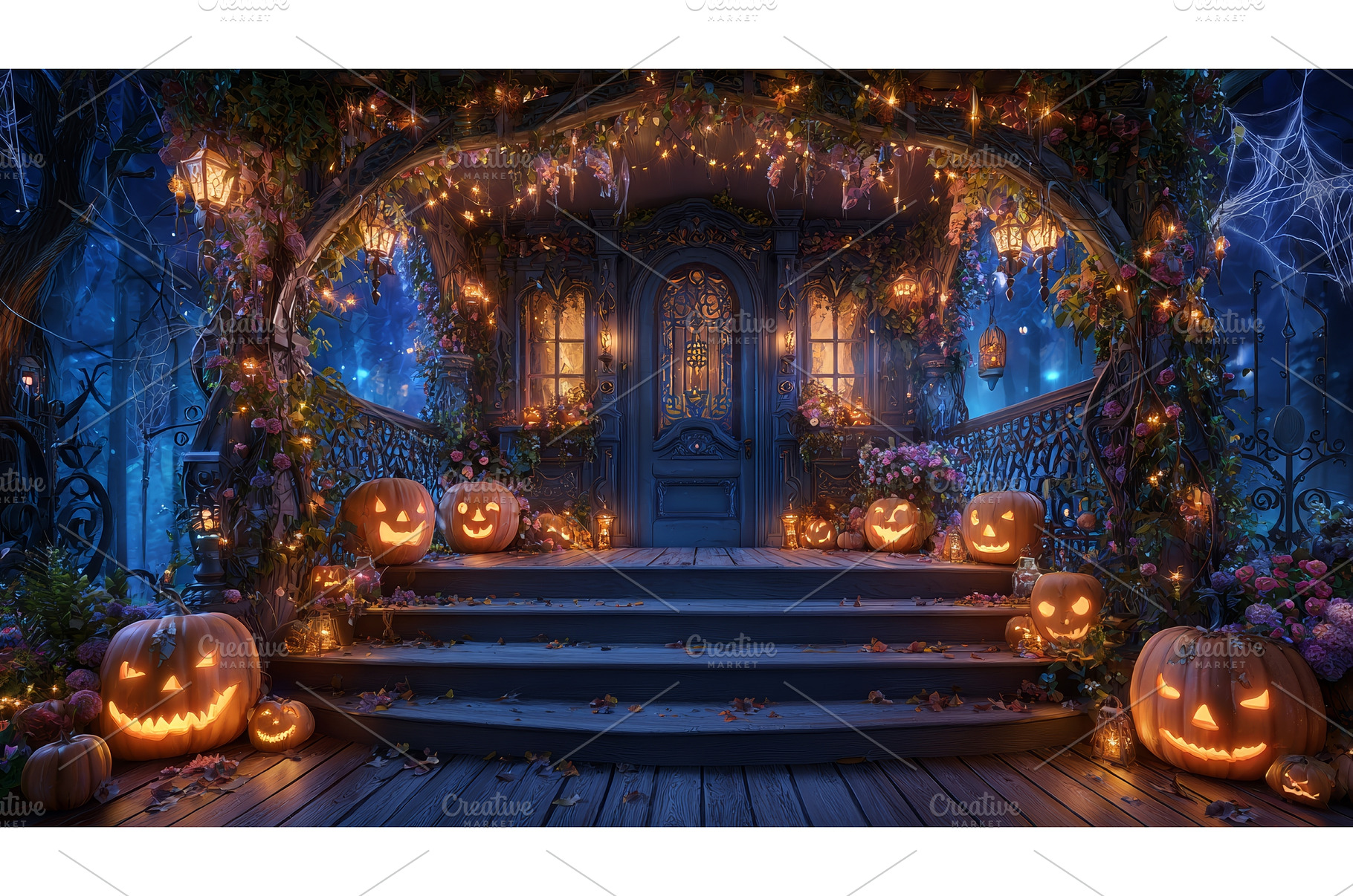 Halloween decor on the front porch, an Arts & Entertainment Photo by ZinetroN