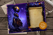 Fantasy Characters Junk Journal Kit, an Illustration by Print Haven Mochi Vintage (Thumbnail 3 of 15)