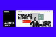 Trompton - Landing Page UI Kit, an UI Kit Template by Dirtytemp Studio (Thumbnail 4 of 6)