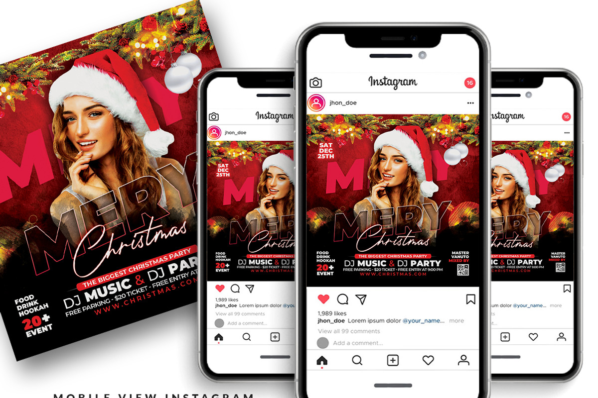 Christmas Flyer, a Flyer Template by AfzaalGraphics (Photo 2 of 2)