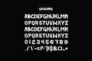 Growang - Brush Font, a Sans Serif Font by Iqsiart Studio (Thumbnail 5 of 6)