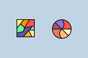 12 Stained Glass Icons, an Icon by Creative VIP (Thumbnail 3 of 3)