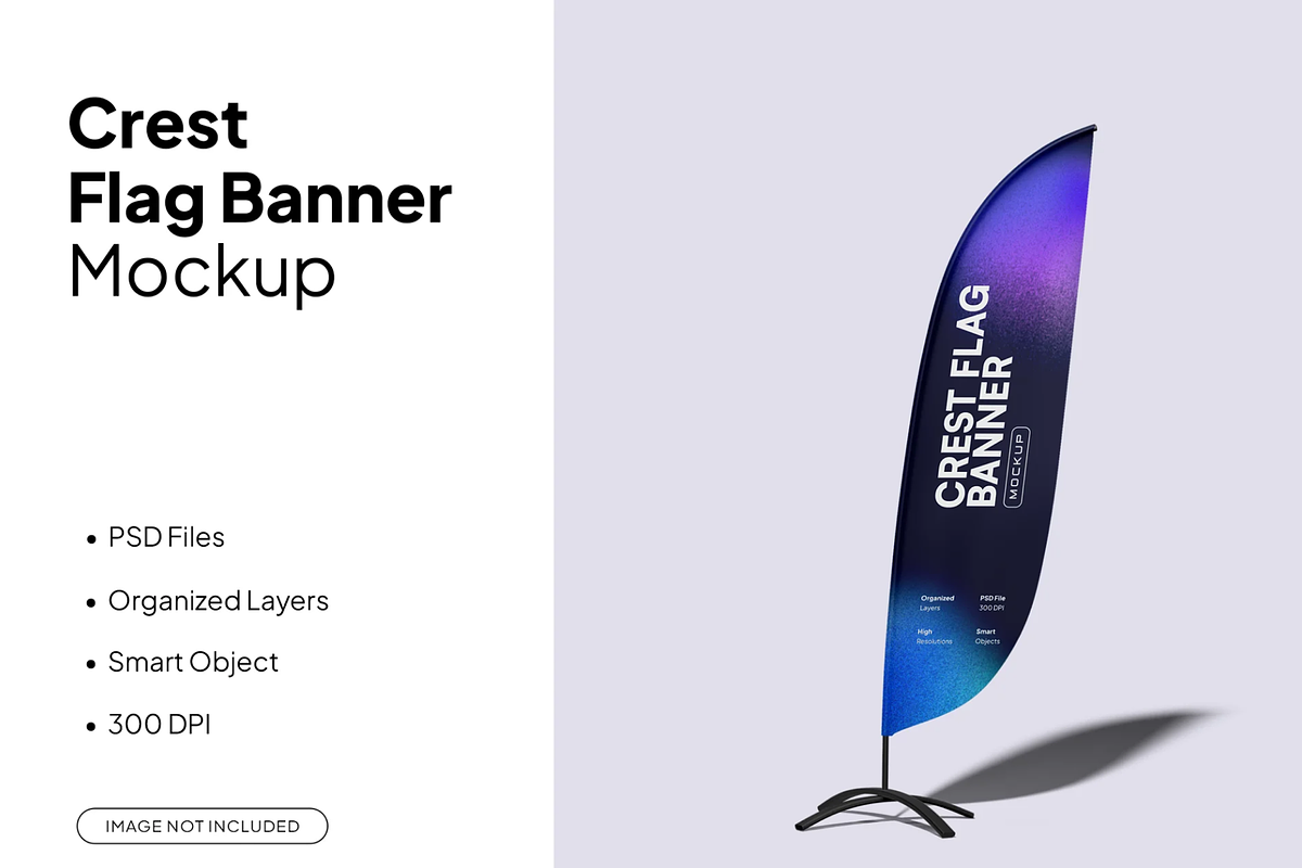 Flag Mockup, an Advertising Mockup by graphicsauce (Photo 1 of 4)