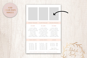 PSD Photo Price Card Template 17