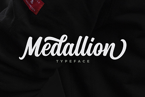 Medallion Script, a Script Font by Unicode Studio