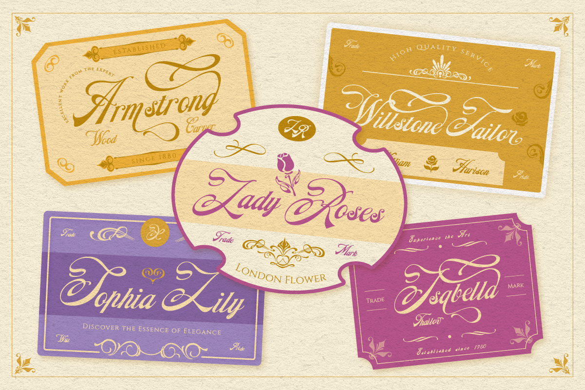Elcie, a Script Font by Burntilldead (Photo 6 of 14)
