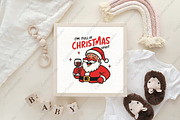 Sarcastic Funny Christmas Santa PNG, an Illustration by CraftArtStudio (Thumbnail 4 of 4)