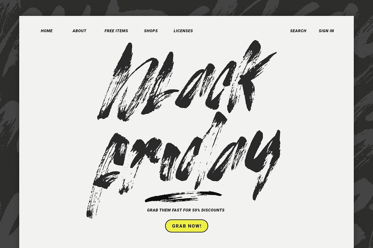 Hypebeast | Raw Brush Font, a Handwritten Font by Ardana Creative (Photo 11 of 15)