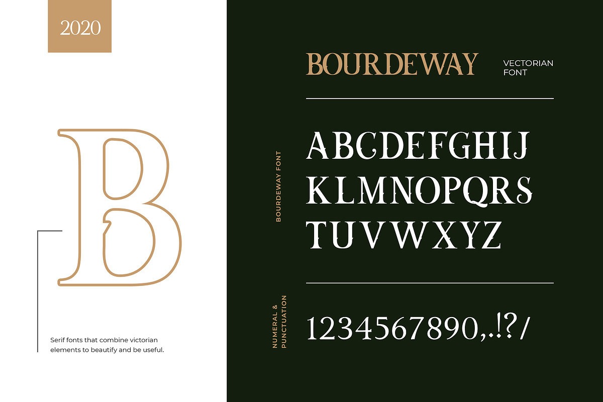 Bourdeway Decorative Serif Font preview 5