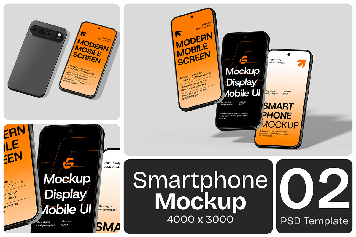 Smartphone Mockup, an iPhone Mockup by Permadi Creative (Photo 1 of 4)