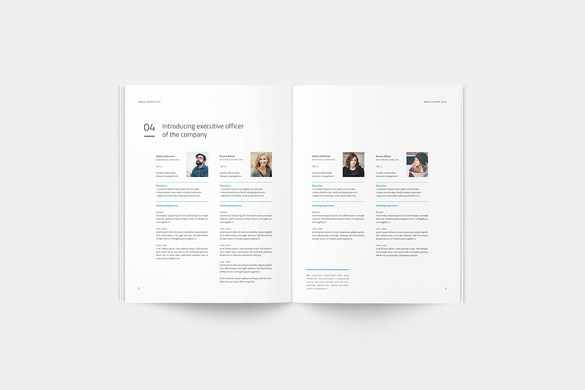 Annual Report, a Brochure Template by silukEight (Photo 5 of 12)