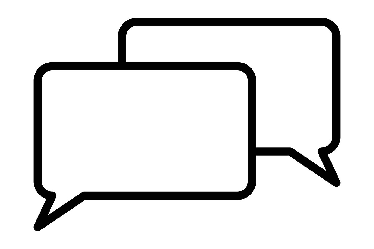 Bubble Speech icon, an Outline Icon by Sumberpangan