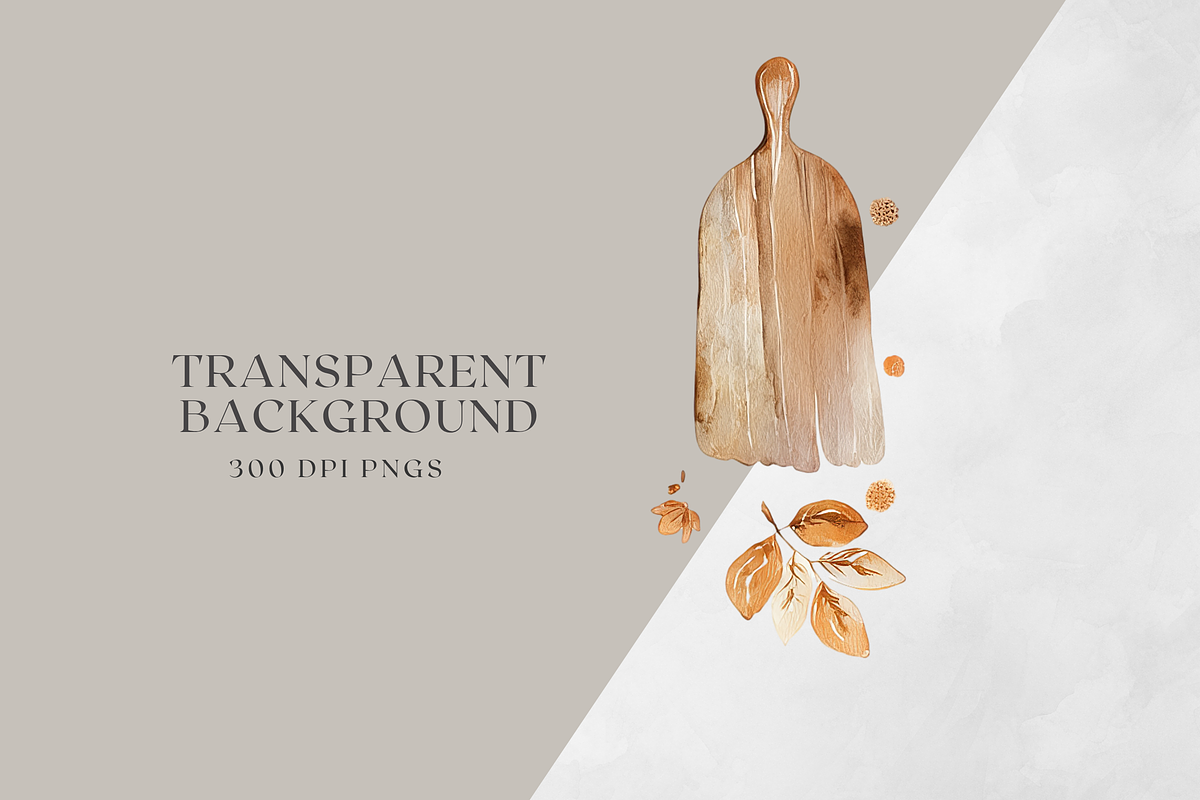 Watercolor Autumn Baking Clipart, a Decorative Illustration by ThaismotaCreativeCo (Photo 12 of 12)