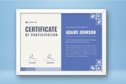 Modern Geometric Certificate Templat, a Print Template by twinstd (Thumbnail 3 of 3)