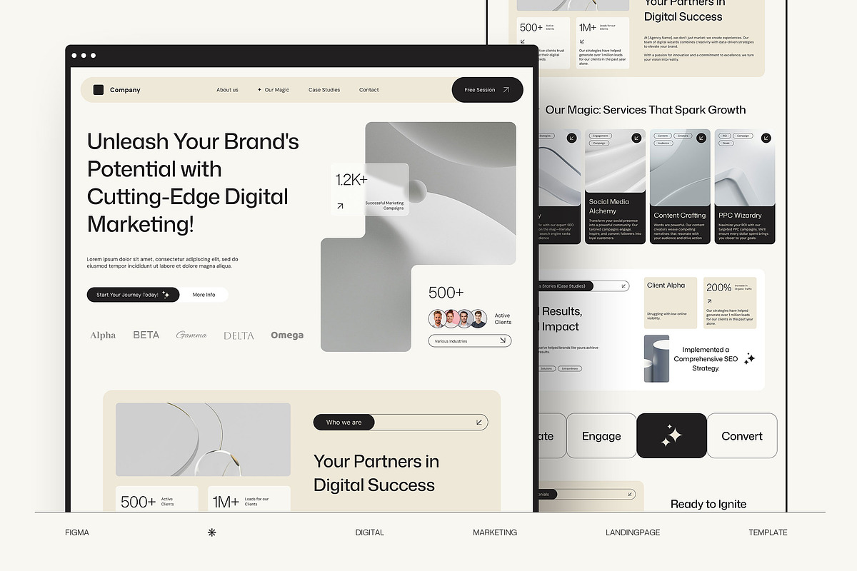 Landing Page Template - Digeem